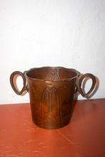 art nouveau koperen champagnekoeler * ijsemmer * wijnkoeler, Ophalen of Verzenden, Koper
