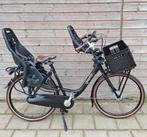 Gazelle bloom moederfiets met yepp zitjes H 57 cm, Fietsen en Brommers, Fietsen | Dames | Moederfietsen, Ophalen, 2 zitjes, 56 cm of meer