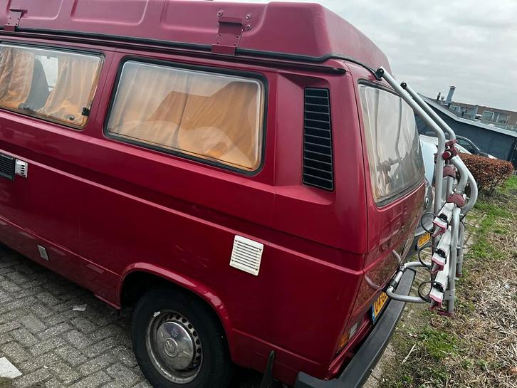 Volkswagen Transporter 1991 Rood, Auto's, Volkswagen, Particulier, Transporter, Diesel, Overige carrosserieën, Geïmporteerd, Rood
