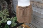 Rok camel Massimo Dutti mt M/32 leer Vaste prijs AANBIEDING, Kleding | Dames, Rokken, Maat 38/40 (M), Ophalen of Verzenden, Zo goed als nieuw