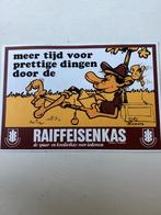 Sticker Raiffeisenkas (strip), Ophalen of Verzenden, Zo goed als nieuw