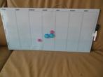 Planbord 30x60 met stift en magneten, Ophalen, Gebruikt