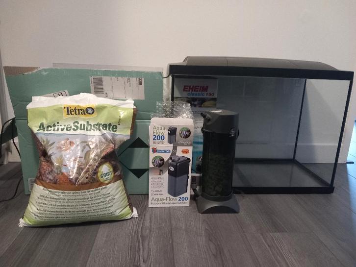 Aquarium, Dieren en Toebehoren, Vissen | Aquaria en Toebehoren, Zo goed als nieuw, Leeg aquarium, Ophalen