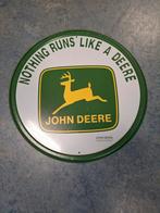 John Deere metalen wandbord, Ophalen of Verzenden, Zo goed als nieuw, Reclamebord