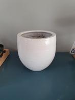 Bloempot, Rond, Ophalen of Verzenden, Zo goed als nieuw, Minder dan 25 cm