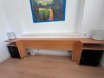 Auping Auronde Achterwand 160cm, Gebruikt, Bruin, Tweepersoons, Ophalen of Verzenden