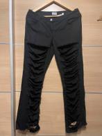 Melrose open broek maat 40 zwart, Maat 38/40 (M), Zwart, Ophalen of Verzenden, Lang