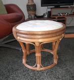 Rotan kruk, Ophalen, Minder dan 50 cm, Gebruikt, Rond