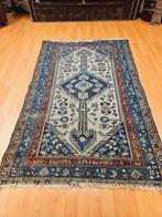 Antiek Perzisch Handgeknoopt Malayer Tapijt. Heel Uniek!, 100 tot 150 cm, Crème, Perzisch, Ophalen of Verzenden