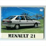Renault 21 Instructieboekje 1989 #1 Nederlands, Auto diversen, Handleidingen en Instructieboekjes, Ophalen of Verzenden