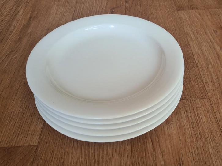 Arabia Finland Arctica bordenset - 5 stuks, Huis en Inrichting, Keuken | Servies, Gebruikt, Bord(en), Effen, Aardewerk, Ophalen