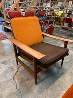 Fauteuil twee Deense Pastoe teakhouten fauteuiltjes jaren 60, Ophalen of Verzenden