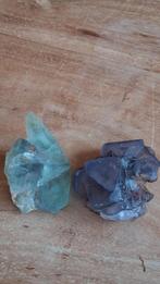 Fluoriet Set - Paars/Blauw & Groen - Ruwe Stukken, Ophalen of Verzenden