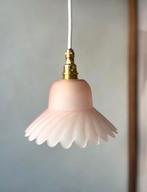 Vintage glazen hanglampje, Ophalen of Verzenden, Zo goed als nieuw