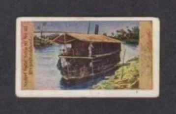 Albumplaatje Nederlands Indië Rivierstoomboot (60). beschikbaar voor biedingen