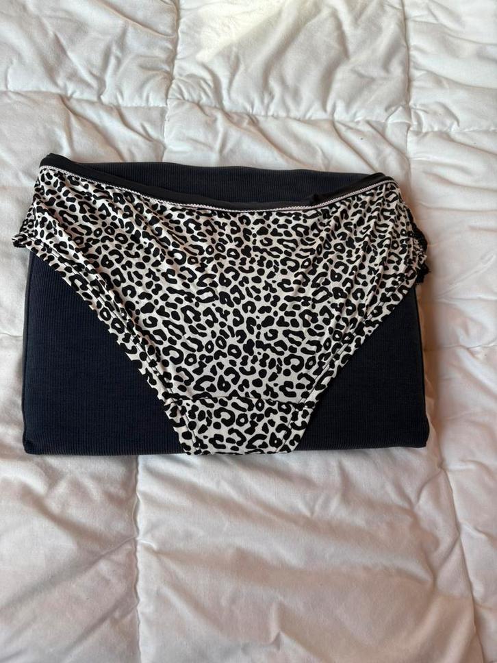 Sexy string panterprint, Kleding | Dames, Ondergoed en Lingerie, String, Zwart, Ophalen of Verzenden