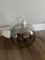 Glazen bol lamp, Huis en Inrichting, Lampen | Lampenkappen, Ophalen, Zo goed als nieuw, Rond, Minder dan 25 cm