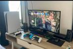Zgan Playstation 5 ps5 + 2 controllers + standaard, Ophalen of Verzenden, Zo goed als nieuw, Playstation 5 Digital