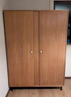 Vintage jaren 60 linnenkast, Ophalen, Met deur(en), Gebruikt, 100 tot 150 cm