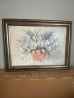 Olieverf bloemen schilderij G.J.Ernens, Ophalen of Verzenden