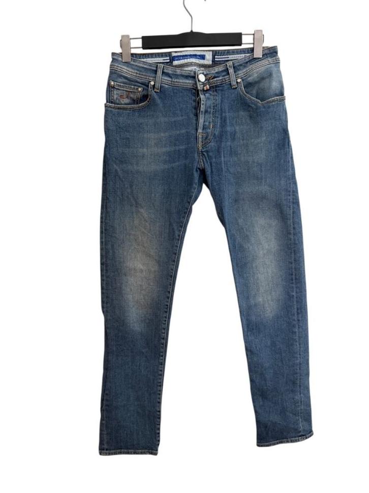 Jacob Cohen spijkerbroek 32, Kleding | Heren, Spijkerbroeken en Jeans, Zo goed als nieuw, W32 (confectie 46) of kleiner, Blauw