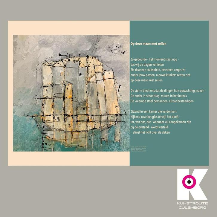 Kunstroute Culemborg Henk van der Gronde, Antiek en Kunst, Kunst | Overige Kunst, Ophalen