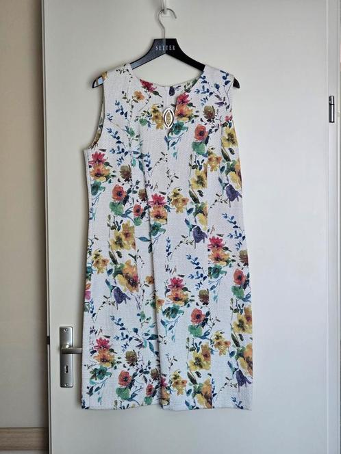 Zomerjurk dikke stof draagt soepel mt 44 merk Caroline Biss, Kleding | Dames, Jurken, Zo goed als nieuw, Maat 42/44 (L), Wit, Boven de knie