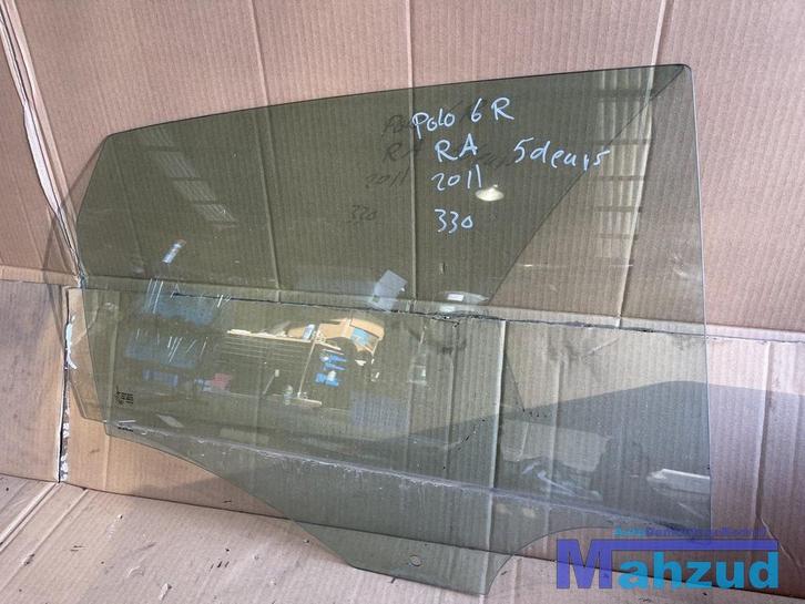 VW POLO 6R Rechts achter deurruit portierruit 2009-2017, Auto-onderdelen, Ruiten en Toebehoren, Volkswagen, Gebruikt, Ophalen of Verzenden