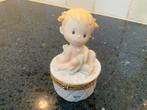 Decorative Baby Figurine on Trinket Box, Ophalen of Verzenden, Zo goed als nieuw