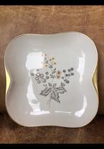 Porselein serveerbord, Bavaria Edelstein met goud en bloemen, Ophalen of Verzenden