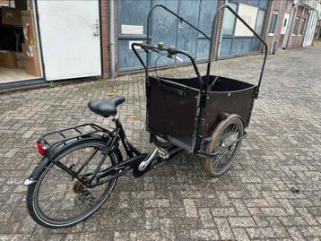 Bakfiets gewoon geen elektrisch 3 wielen beschikbaar voor biedingen