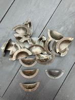 Vintage Koper/Messing Handgrepen Set 22 stuks., Doe-het-zelf en Verbouw, Hang- en Sluitwerk, Ophalen of Verzenden, Gebruikt, Koper of Messing
