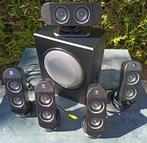 Logitech 5.1 Speakerset, Computers en Software, Pc speakers, Ophalen, Gebruikt, Audiokanaal 5.1, Logitech