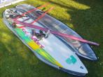 F2 Comet surfplank incl complete windsurf uitrusting, Watersport en Boten, Windsurfen, Ophalen, 250 tot 300 cm, 5 tot 7 m², Met draagtas