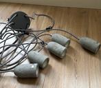 Vijfhanglampjes beton, Ophalen, Overige materialen, Zo goed als nieuw, Minder dan 50 cm