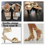 Gouden pumps/ sandalen Toral Sara maat 38 als nieuw, Ophalen of Verzenden, Zo goed als nieuw, Overige kleuren, Sandalen of Muiltjes