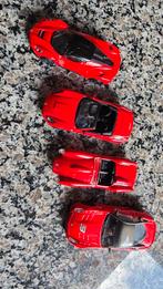 4x ferrari modelauto's 1:43. BURAGO, Ophalen of Verzenden, Zo goed als nieuw, Auto, Overige merken