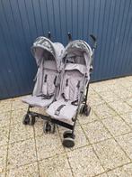 Tweelingbuggy, Kinderen en Baby's, Buggy's, Ophalen, Zo goed als nieuw, Verstelbare rugleuning