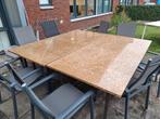 2 natuurstenen tafels, 200x100 cm per tafel, Ophalen, Gebruikt, Rechthoekig, Overige materialen