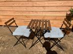 Ikea Tärnö tafel en twee stoelen voor buiten, Tuin en Terras, Tuinsets en Loungesets, Zo goed als nieuw, Ophalen