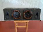 Boombox, Auto luidsprekers in kist., Auto diversen, Autospeakers, Ophalen, Gebruikt