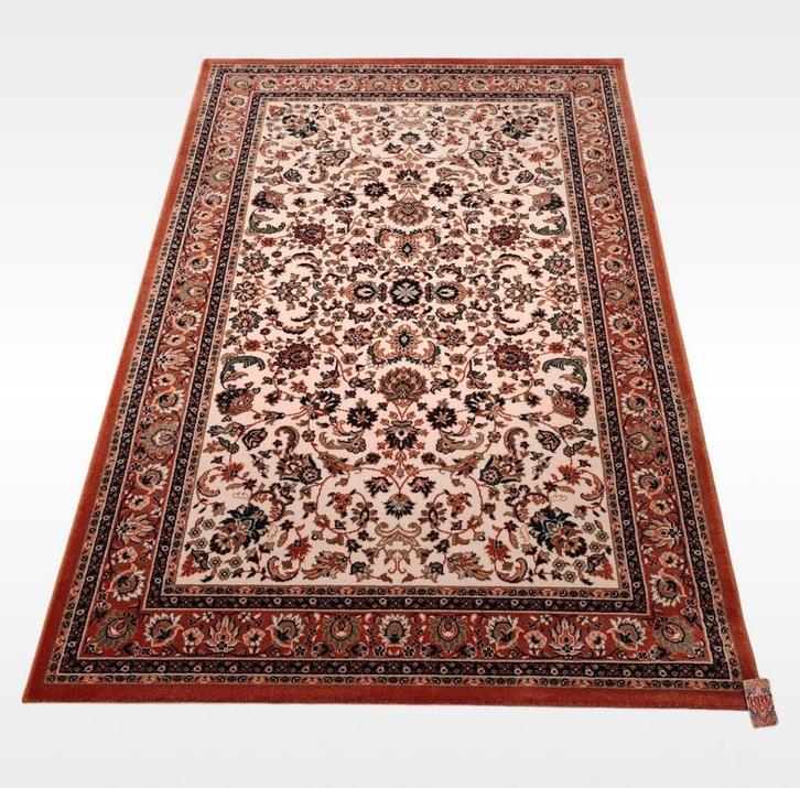 Vintage Perzisch vloerkleed floral pink Saphire 140x202cm, Huis en Inrichting, Stoffering | Tapijten en Kleden, Gebruikt, 100 tot 150 cm