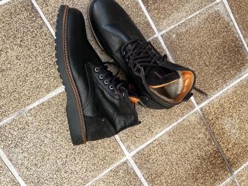 Nogrz zwart leren boots nieuw maat 46 beschikbaar voor biedingen