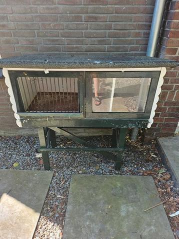Degelijk konijnenhok / cavia  beschikbaar voor biedingen