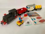 Lego goederentrein trein 12V 7730 met bouwinstructiesp, Ophalen of Verzenden, Gebruikt, Complete set, Lego