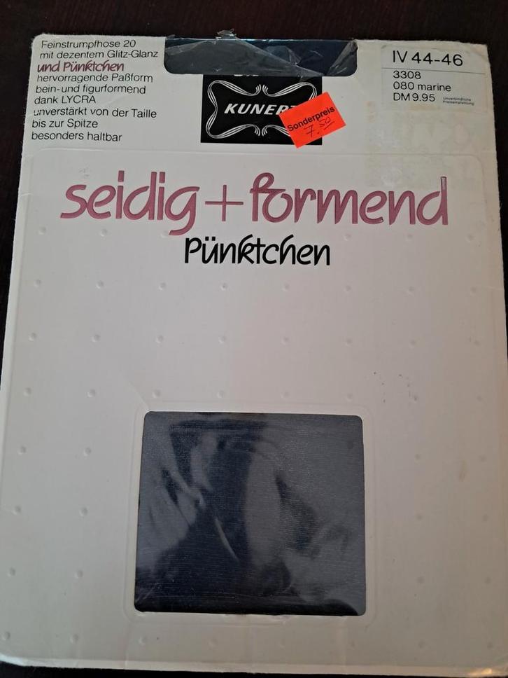 Kunert seidig formende dots panty 44-46 marine, Kleding | Dames, Leggings, Maillots en Panty's, Nieuw, Panty, Blauw, Ophalen of Verzenden