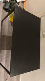 Zwart Bureau, Huis en Inrichting, Tafels | Eettafels, Ophalen, 50 tot 100 cm, 100 tot 150 cm, Zo goed als nieuw