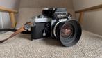 Nikon F2 met DP-1 en nikkor 28mm lens - Zeer Nette Staat, Ophalen of Verzenden, Gebruikt, Spiegelreflex, Nikon