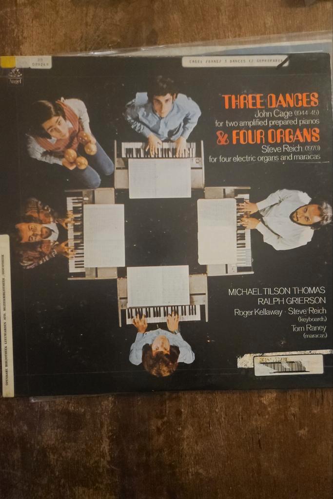 John Cage & Steve Reich - Three Dances & Four Organs, Cd's en Dvd's, Cd's | Klassiek, Gebruikt, Kamermuziek, Modernisme tot heden
