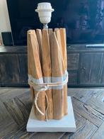 Stoere lamp drijfhout, Huis en Inrichting, Lampen | Tafellampen, Ophalen of Verzenden, Zo goed als nieuw, Minder dan 50 cm